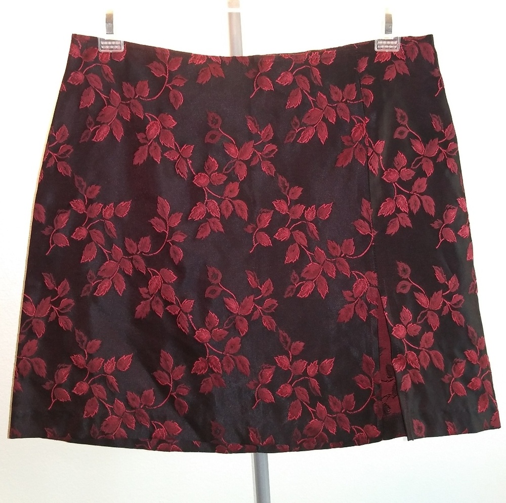 XOXO Red & Black Miniskirt